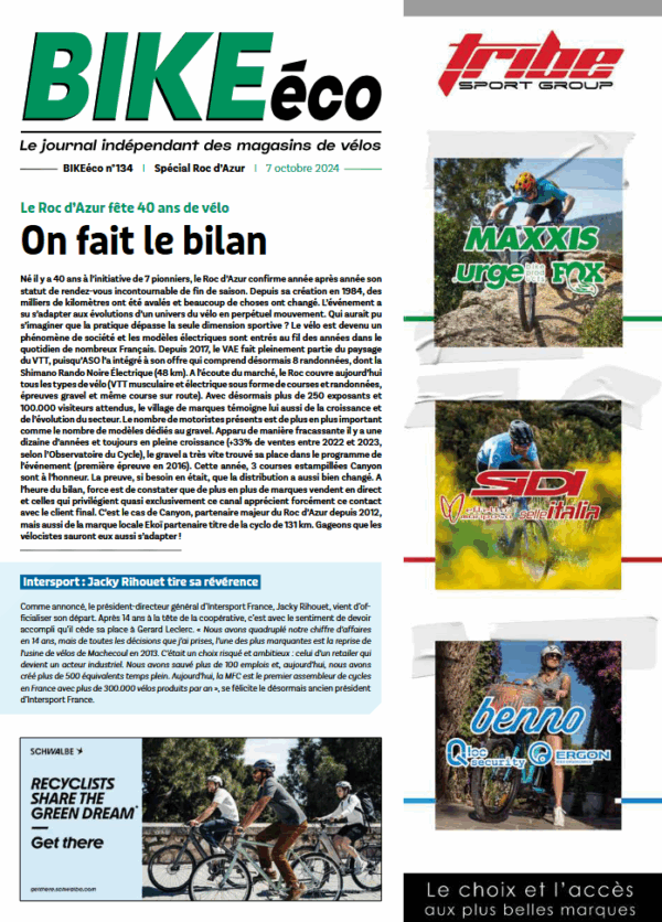 Couverture BIKEéco 34 Spécial Roc d'Azur