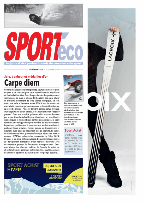 Couv SPORTeco 823 du 9 janvier 2024