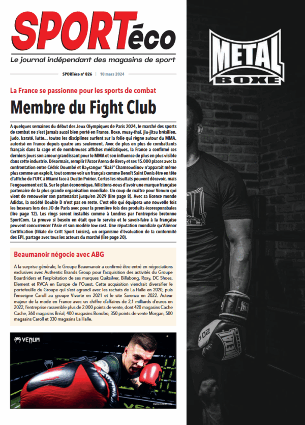 Couv SPORTeco 826 du 18 mars 2024