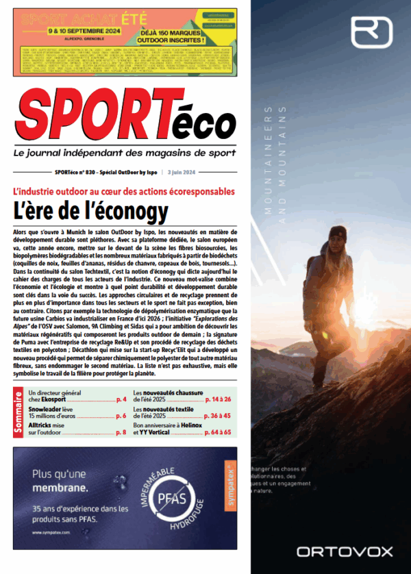 Couv SPORTeco 830 du 3 juin 2024