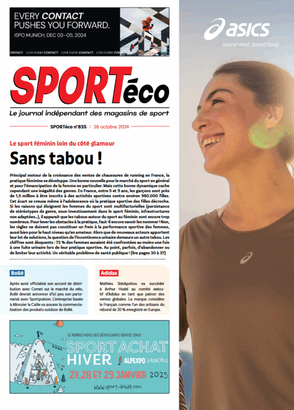 Couv SPORTeco 835 du 28 octobre 2024