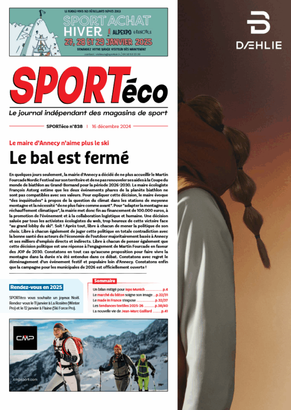 Couverture SPORTéco 838