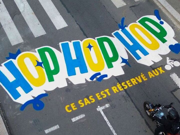 Des sas vélo colorés à Rennes