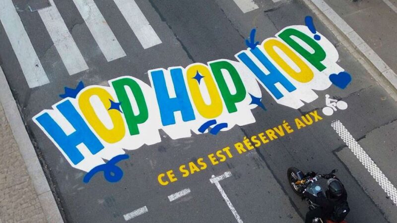 Des sas vélo colorés à Rennes